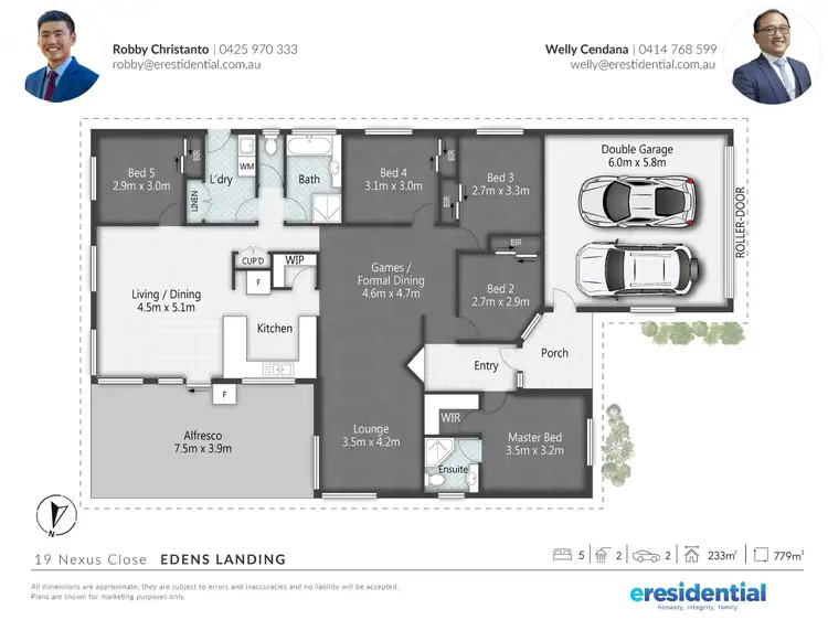 Floorplan of Homely house listing, 19 Nexus Close, Edens Landing QLD 4207