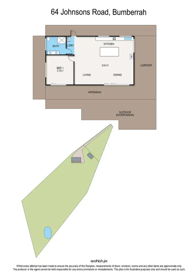 Floorplan of Homely house listing, 64 Johnsons Road, Bumberrah VIC 3902