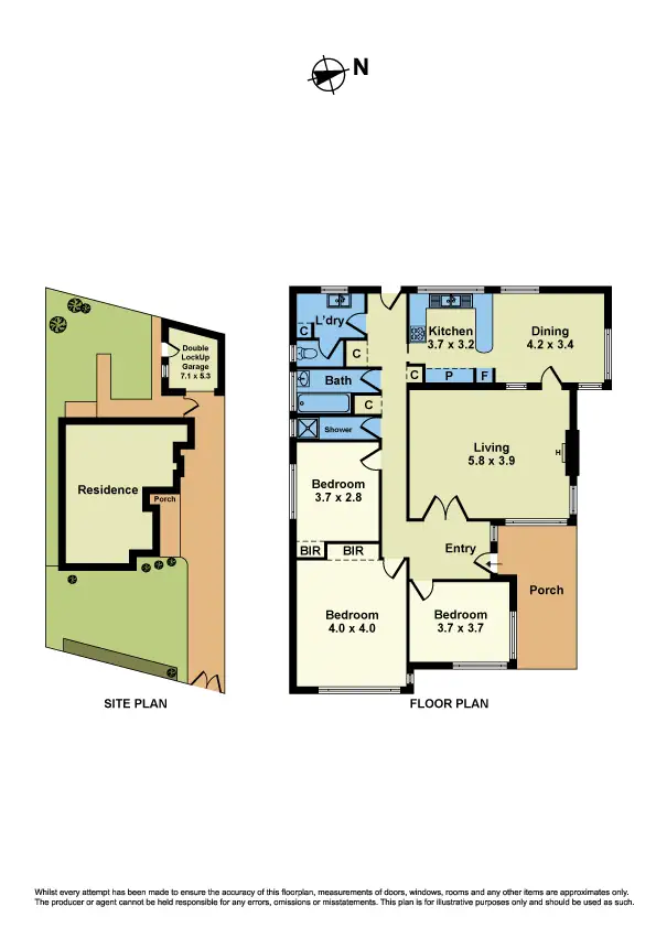Floorplan of Homely house listing, 9 Alexandra Avenue, Sunshine VIC 3020