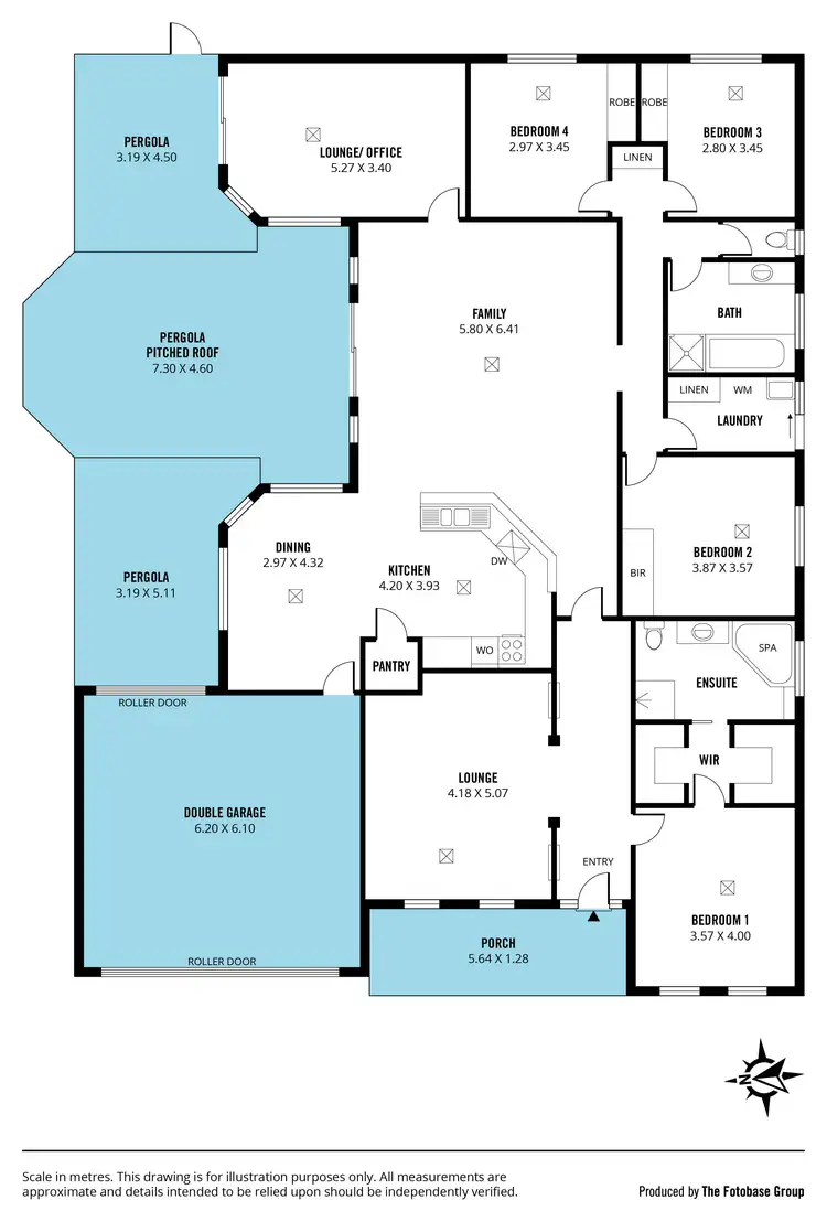 Floorplan of Homely house listing, 1 Landseer Crescent, Seaford Rise SA 5169