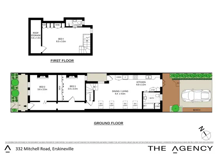Floorplan of Homely house listing, 332 Mitchell Road, Alexandria NSW 2015