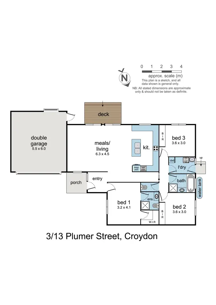 Floorplan of Homely unit listing, 3/13 Plumer Street, Croydon VIC 3136