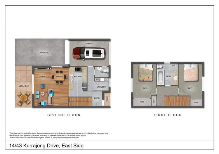 Floorplan of Homely unit listing, 14/43 Kurrajong Drive, East Side NT 870