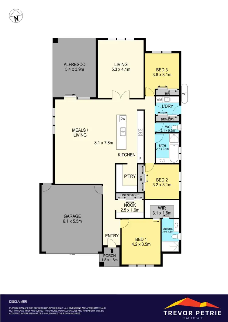 Floorplan of Homely house listing, 3 Jamb Court, Miners Rest VIC 3352