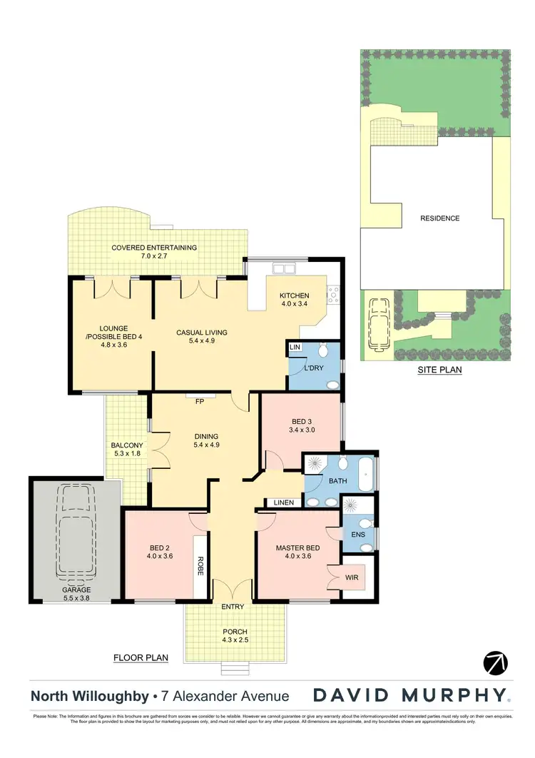Floorplan of Homely house listing, 7 Alexander Avenue, Willoughby NSW 2068
