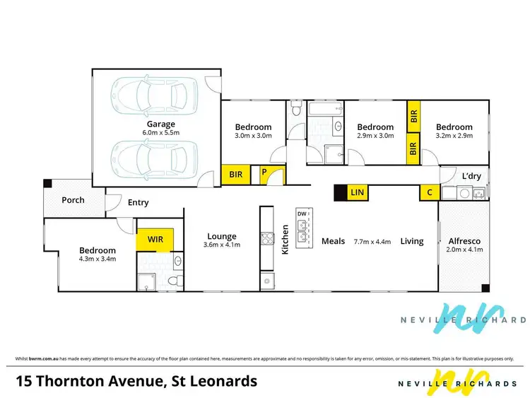Floorplan of Homely house listing, 15 Thornton Avenue, St Leonards VIC 3223