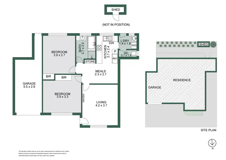 Floorplan of Homely unit listing, 2/7 Station Street, Mentone VIC 3194