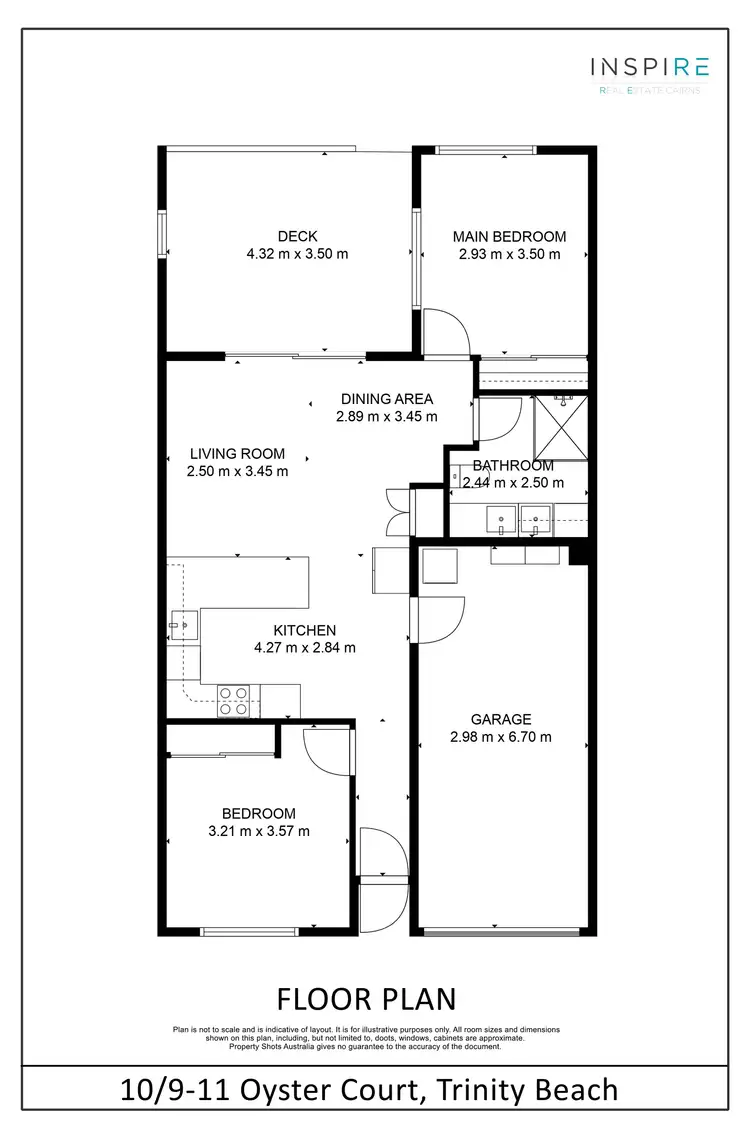 Floorplan of Homely unit listing, 10/9-11 Oyster Court, Trinity Beach QLD 4879