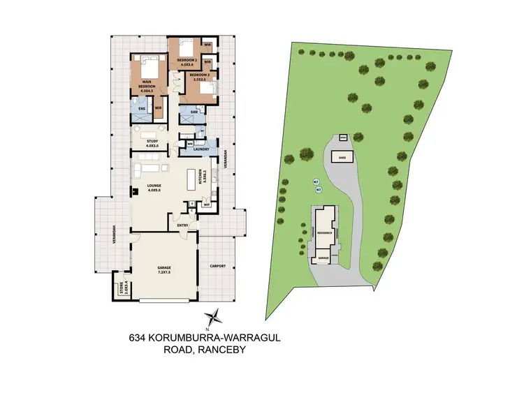 Floorplan of Homely rural property listing, 634 Korumburra-Warragul Road, Korumburra VIC 3950