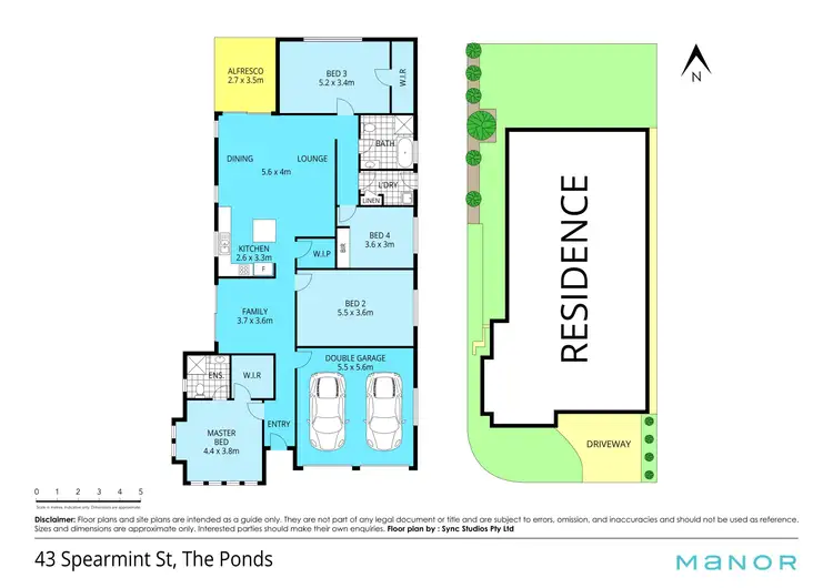 Floorplan of Homely house listing, 43 Spearmint Street, The Ponds NSW 2769