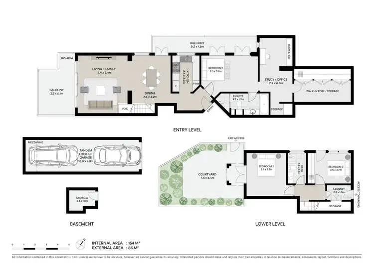 Floorplan of Homely apartment listing, 1/133 Milson Road, Cremorne Point NSW 2090