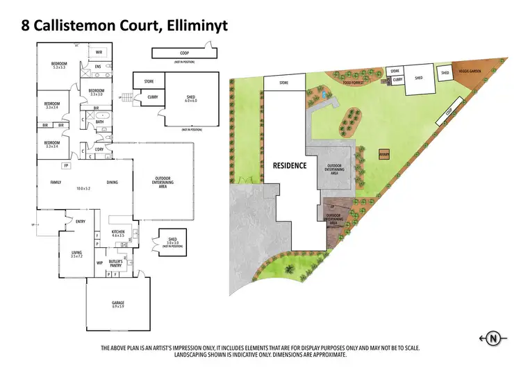Floorplan of Homely house listing, 8 Callistemon Court, Elliminyt VIC 3250