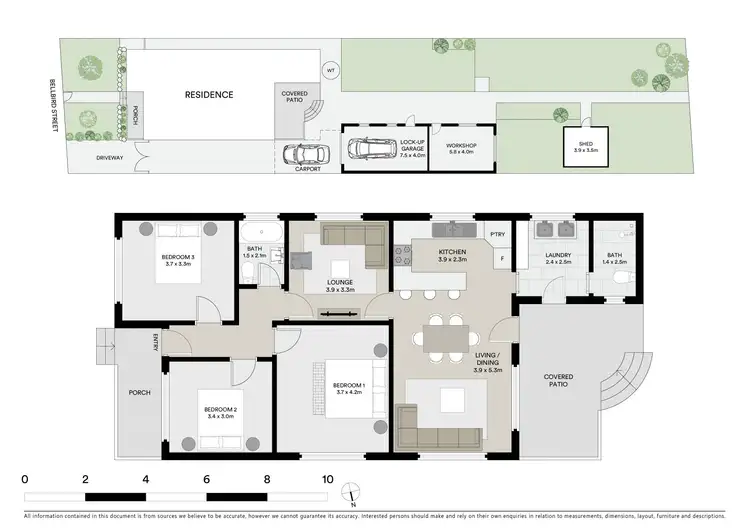 Floorplan of Homely house listing, 11 Bellbird Street, Canterbury NSW 2193