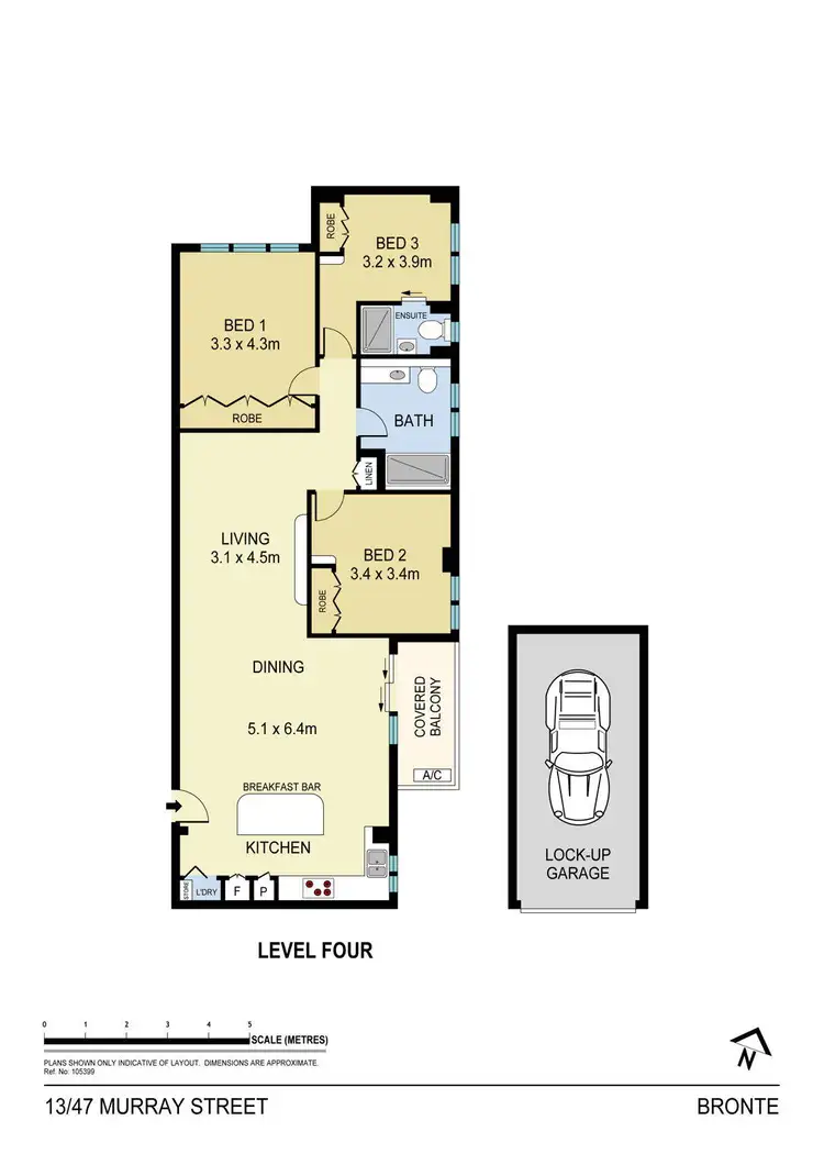Floorplan of Homely apartment listing, 13/47 Murray Street, Bronte NSW 2024