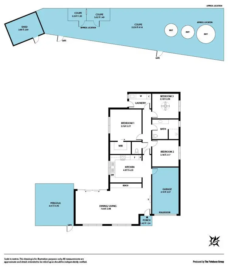 Floorplan of Homely house listing, 53 Chardonnay Boulevard, Reynella SA 5161