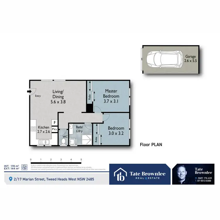 Floorplan of Homely unit listing, 2/17 Marian Street, Tweed Heads West NSW 2485