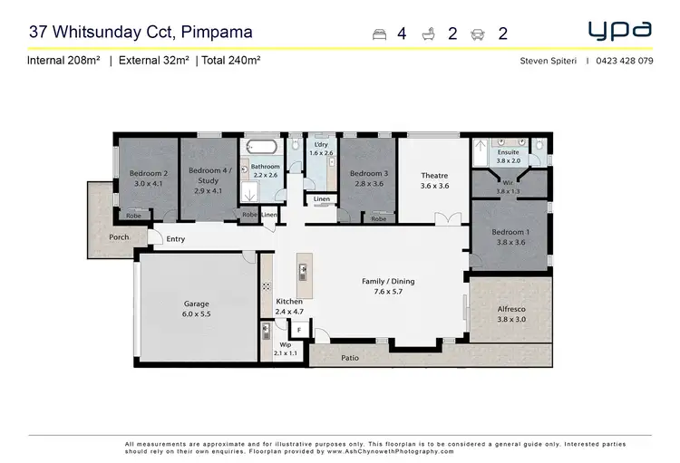 Floorplan of Homely house listing, 37 Whitsunday Circuit, Pimpama QLD 4209