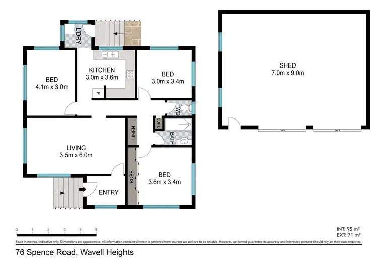 Floorplan of Homely house listing, 76 Spence Road, Wavell Heights QLD 4012