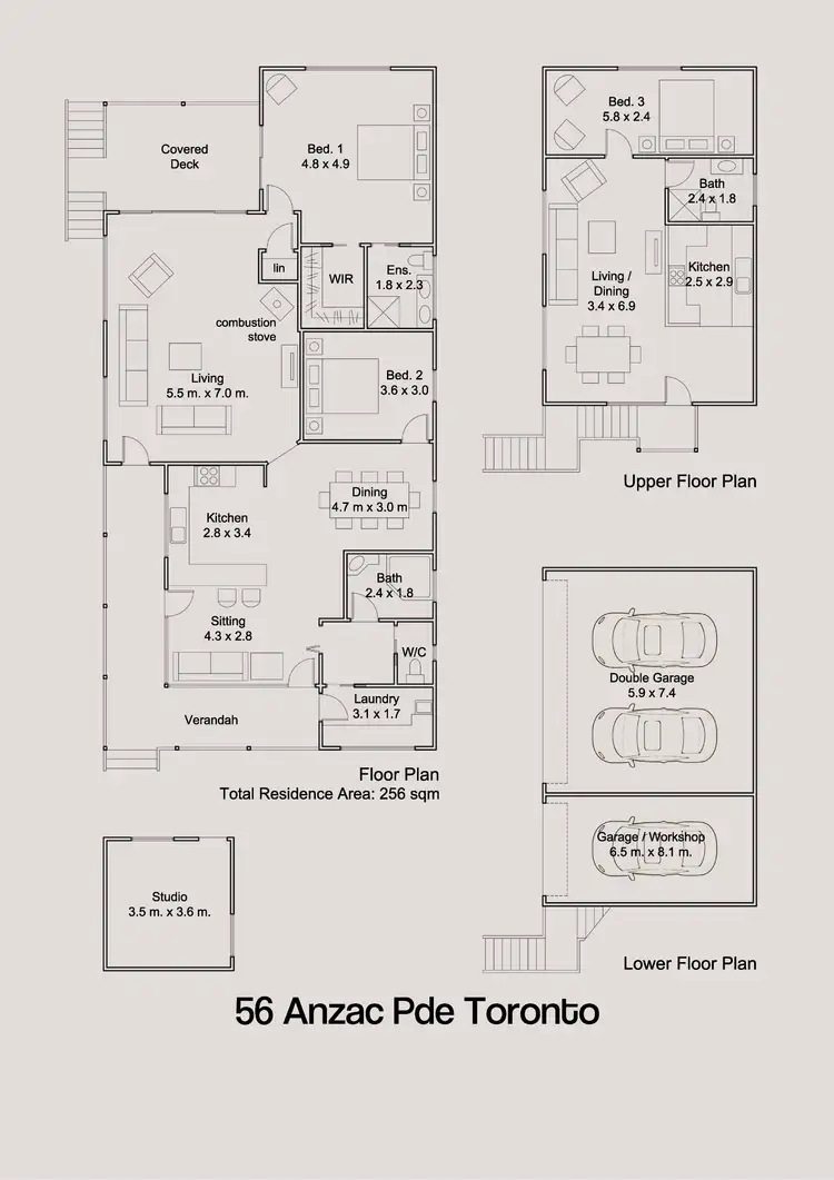 Floorplan of Homely house listing, 56 Anzac Parade, Toronto NSW 2283