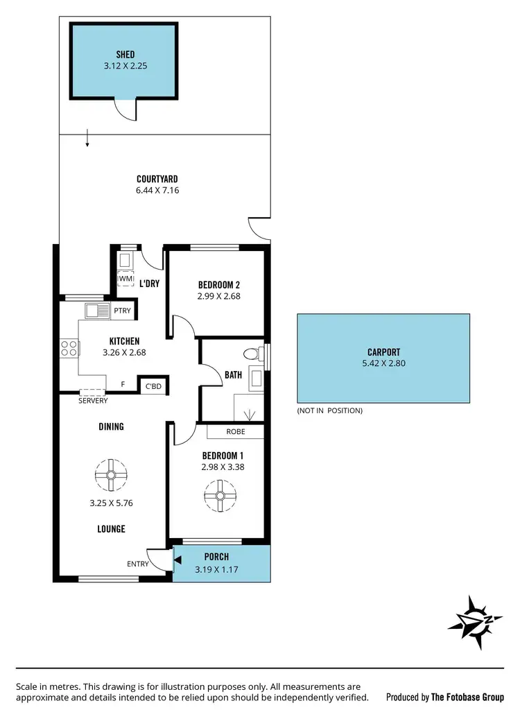 Floorplan of Homely unit listing, 5/54 Wheatsheaf Road, Morphett Vale SA 5162