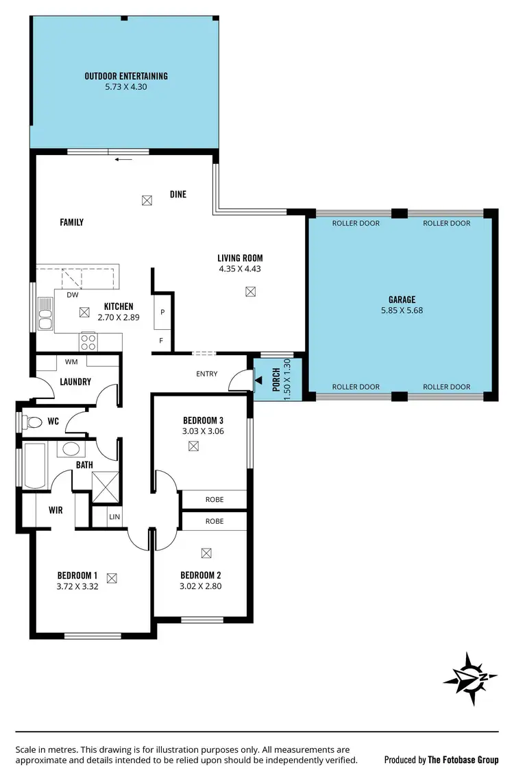 Floorplan of Homely house listing, 1 Hartland Avenue, Christie Downs SA 5164