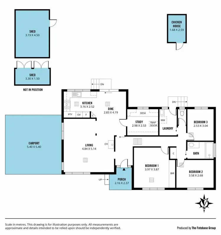 Floorplan of Homely house listing, 3 Sauterne Avenue, Reynella East SA 5161