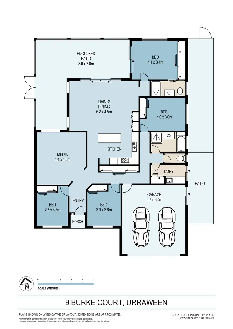 Floorplan of Homely house listing, 9 Burke Court, Urraween QLD 4655