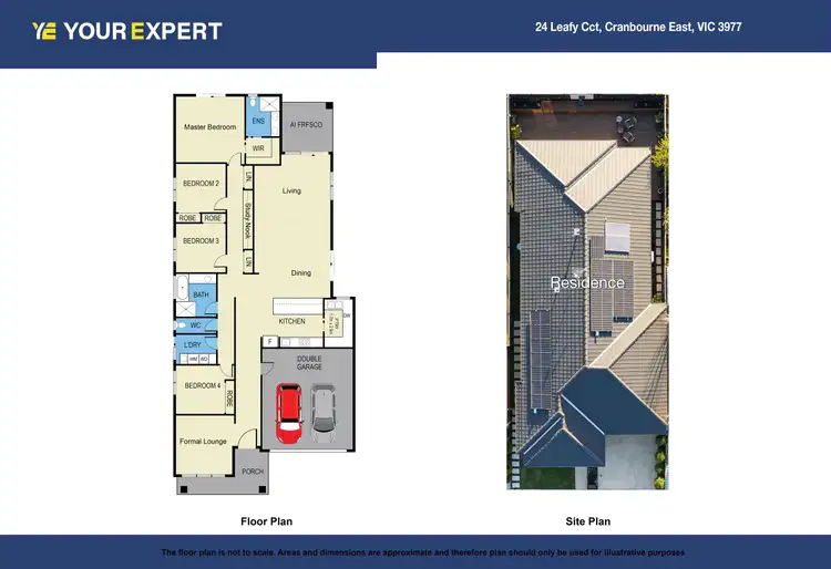 Floorplan of Homely house listing, 24 Leafy Circuit, Cranbourne East VIC 3977
