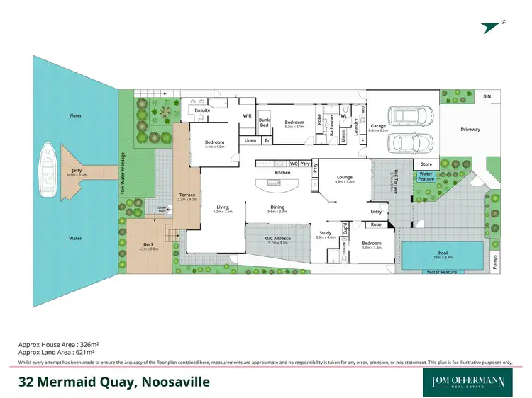 Floorplan of Homely house listing, 32 Mermaid Quay, Noosa Waters QLD 4566