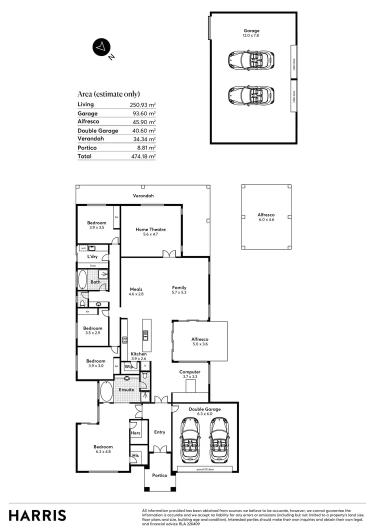 Floorplan of Homely house listing, 71 Bay Road, Moonta Bay SA 5558