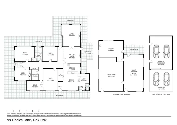 Floorplan of Homely rural property listing, 99 Liddles Lane, Drik Drik VIC 3304
