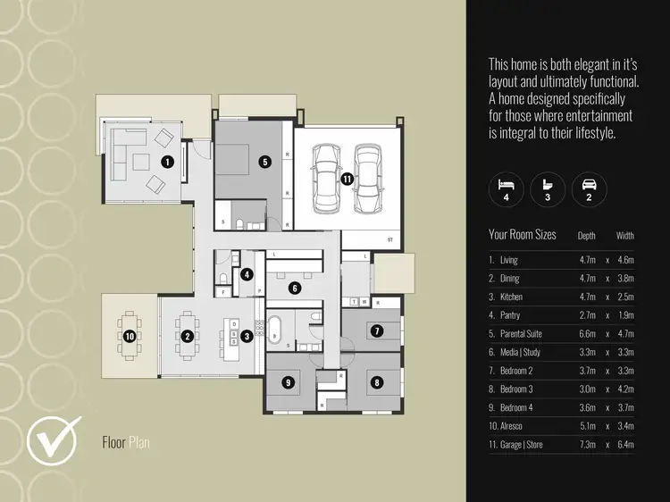 Floorplan of Homely house listing, Lot 1/17-25 Fountains Road, Narara NSW 2250
