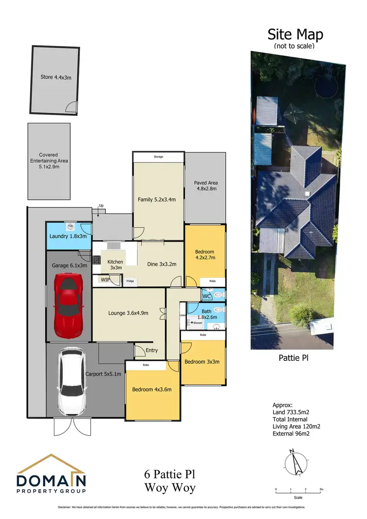 Floorplan of Homely house listing, 6 Pattie Place, Woy Woy NSW 2256