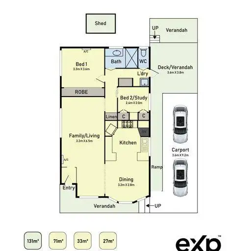 Floorplan of Homely retirement listing, 126/36 Park Lane, Hillier SA 5116