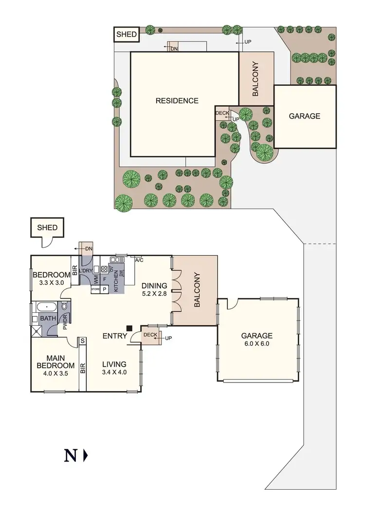 Floorplan of Homely house listing, 15a Everard Street, Diamond Creek VIC 3089