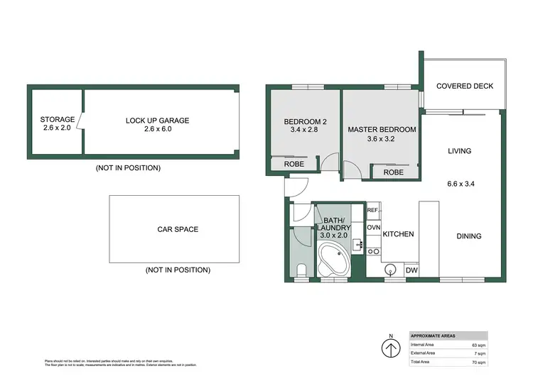 Floorplan of Homely unit listing, 4/3 Intrepid Close, Nelson Bay NSW 2315