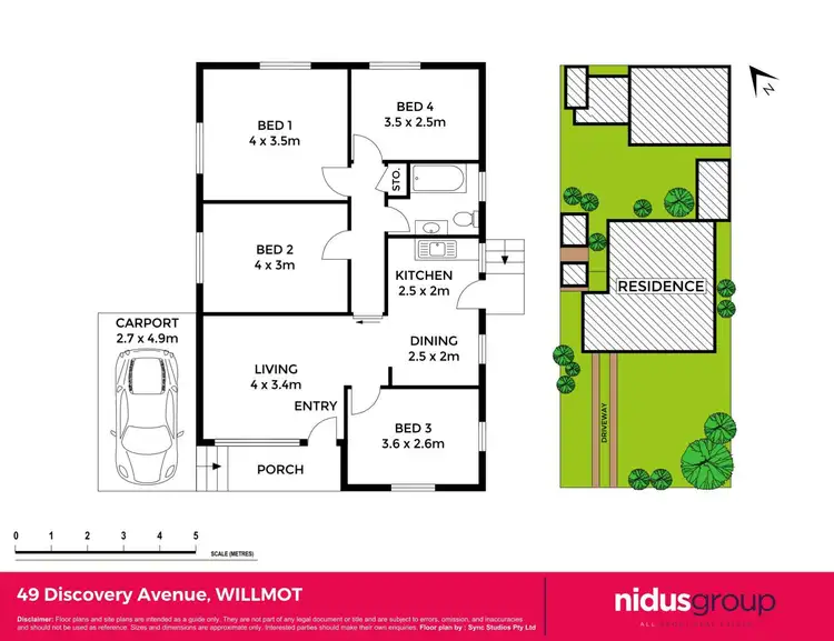 Floorplan of Homely house listing, 49 Discovery Avenue, Willmot NSW 2770