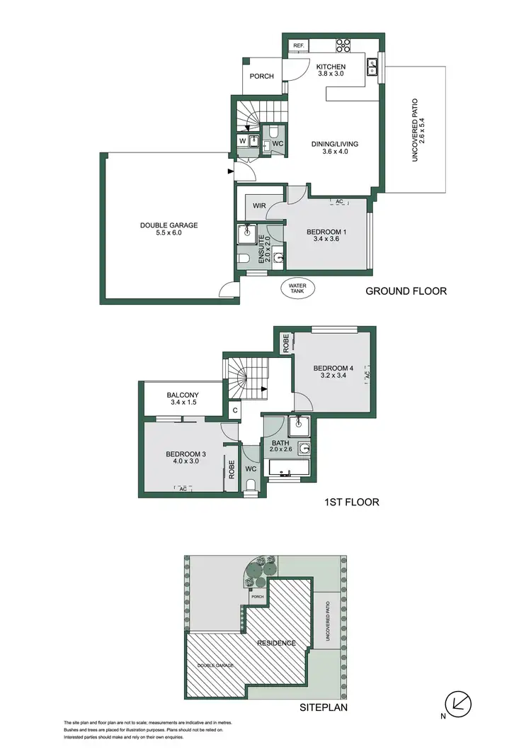 Floorplan of Homely townhouse listing, 2/21 Callas Street, Dromana VIC 3936