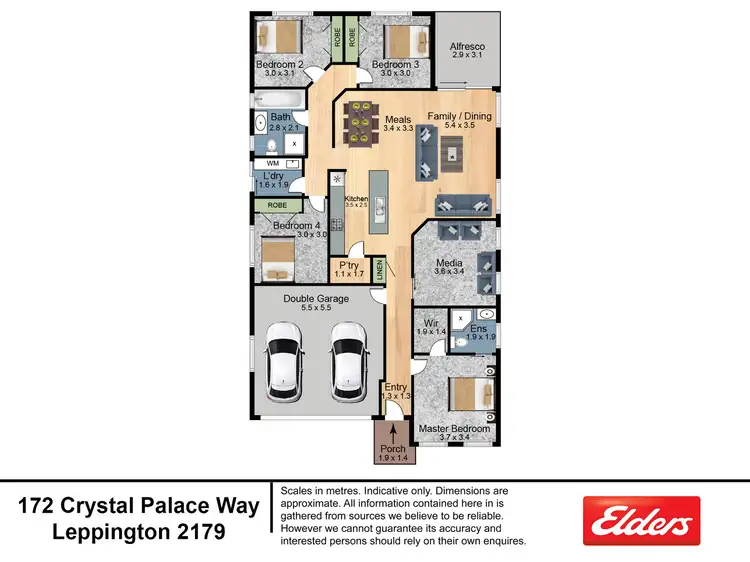 Floorplan of Homely house listing, 172 Crystal Palace Way, Leppington NSW 2179