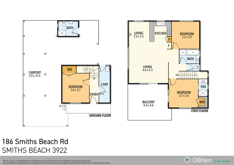 Floorplan of Homely house listing, 186 Smiths Beach Road, Smiths Beach VIC 3922