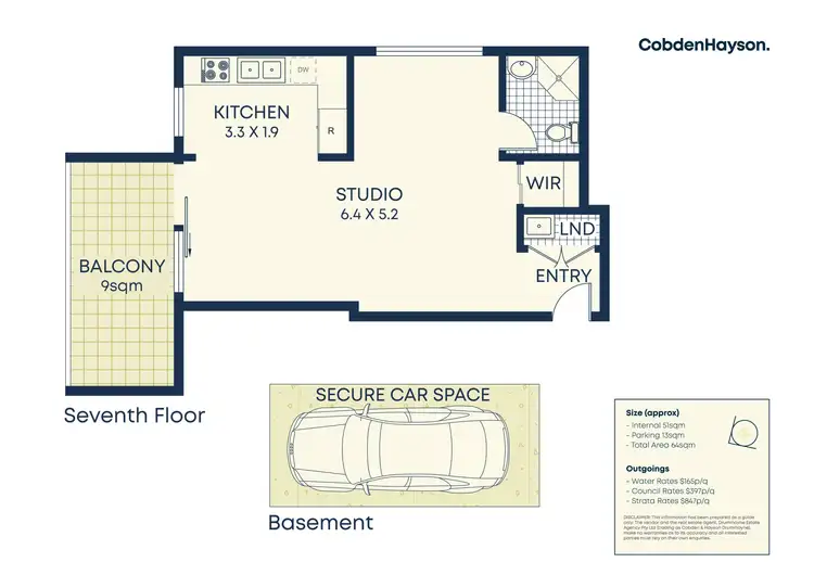 Floorplan of Homely studio listing, 38/22-24 Grosvenor Street, Croydon NSW 2132