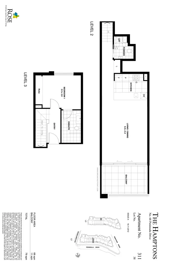 Floorplan of Homely apartment listing, 311/68 Peninsula Drive, Breakfast Point NSW 2137