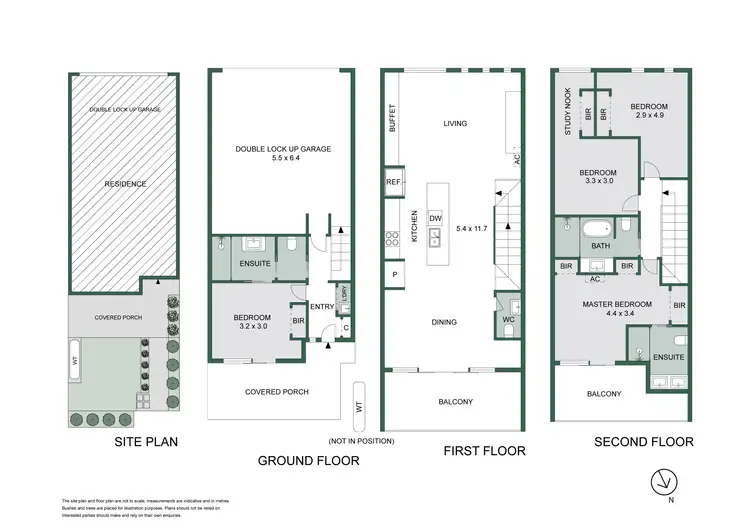 Floorplan of Homely townhouse listing, 118C White Street, Mordialloc VIC 3195