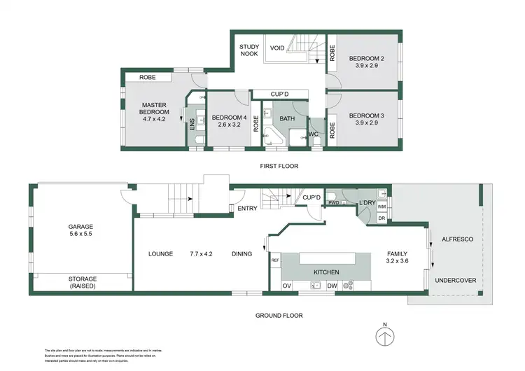 Floorplan of Homely semi-detached listing, 18B Andove Street, Belrose NSW 2085