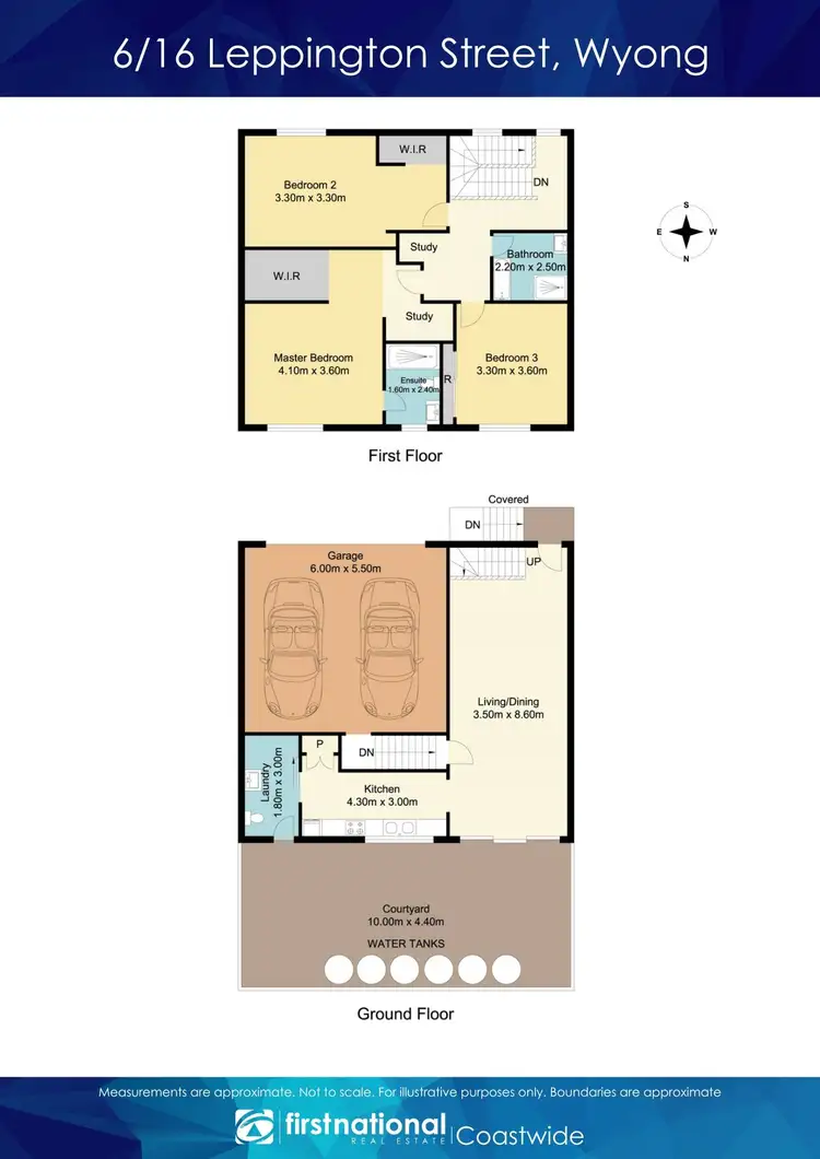Floorplan of Homely townhouse listing, 6/16 Leppington Street, Wyong NSW 2259