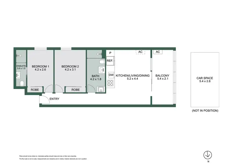 Floorplan of Homely apartment listing, 214/8 Garfield Street, Richmond VIC 3121