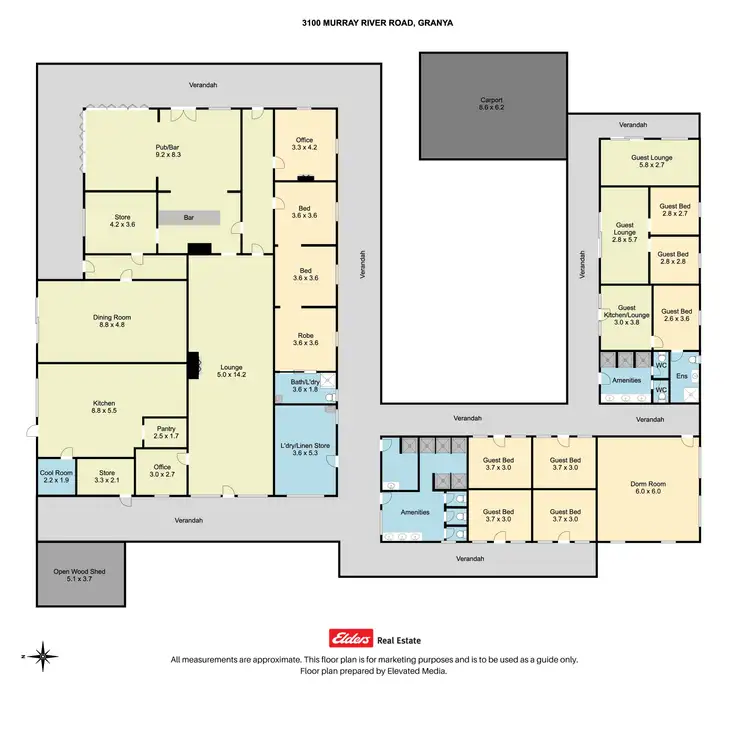 Floorplan of Homely house listing, 3100 Murray River Road, Granya VIC 3701