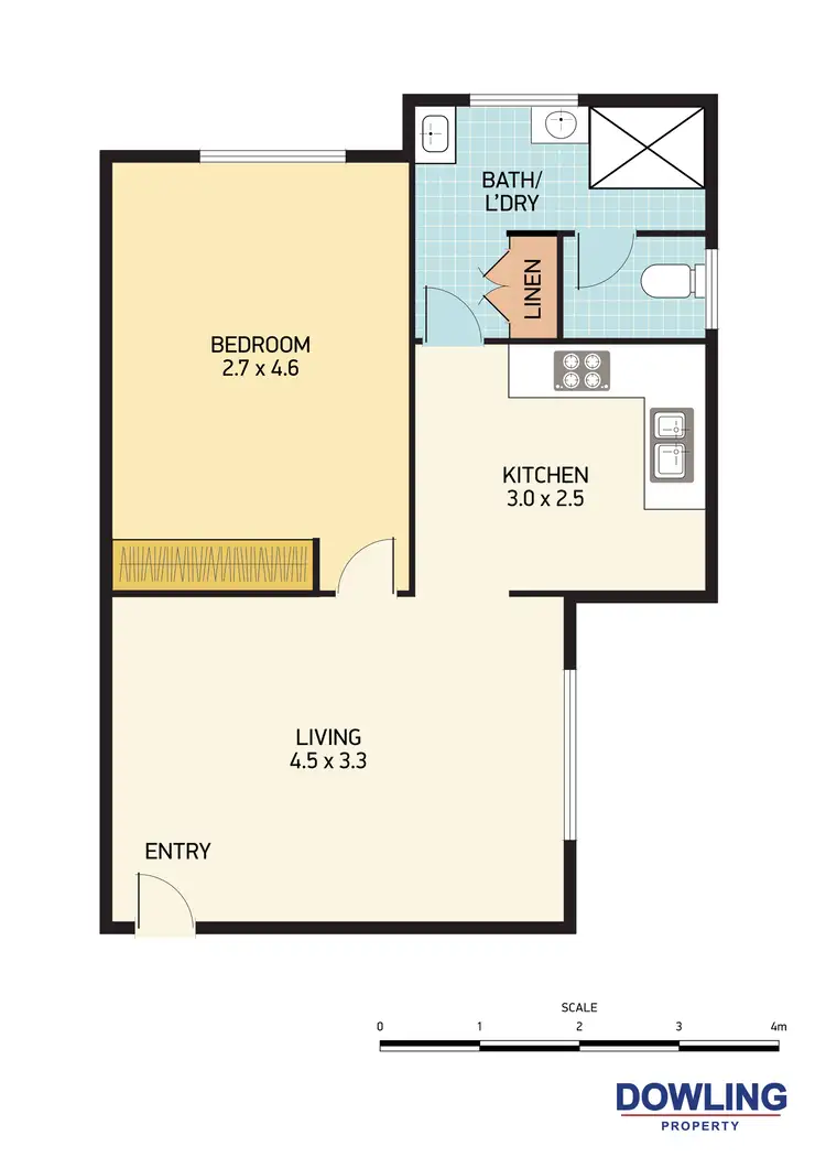 Floorplan of Homely apartment listing, 4/105 Georgetown Road, Waratah NSW 2298