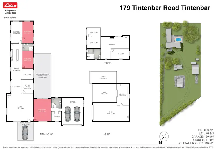 Floorplan of Homely rural property listing, 179 Tintenbar Road, Tintenbar NSW 2478