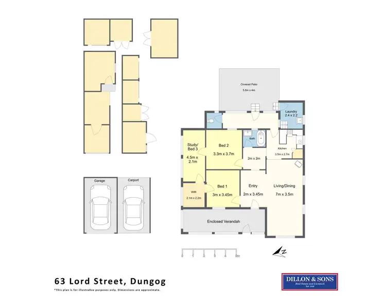 Floorplan of Homely house listing, 63 Lord Street, Dungog NSW 2420